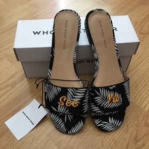 Who What Wear Sloane Slides